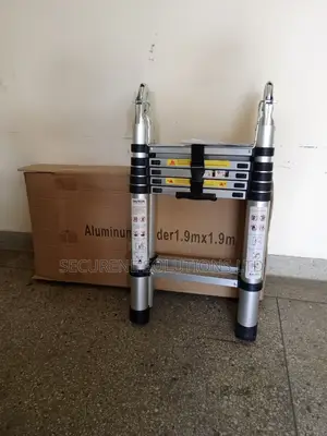 Aluminum Double Telescopic Ladder 3.8m Straight (1.9*1.9)M A