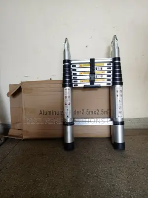 Aluminum Double Telescopic Ladder 2.5m a Frame 5m Straight