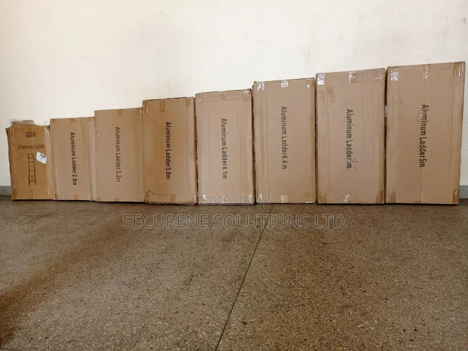 Aluminum Single Telescopic Ladder Diff Sizes On Offer