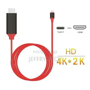 Type TV Cable USB C to Hdmi-Compatible Cable 2M Type-C Micro