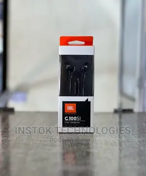 JBL C100SI 3.5mm Wired Earphones With Mic