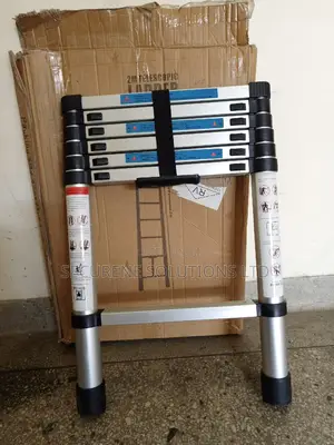 Aluminum Single Telescopic Ladder 2.0m/6.5ft Collapsible