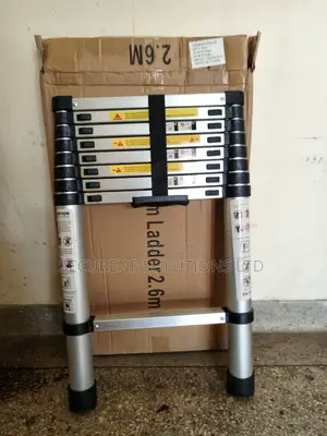 Aluminum Single Telescopic Ladder 2.7m