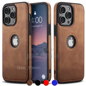 Shockproof Protective Leather Case for iPhone 14 Plus 13 12