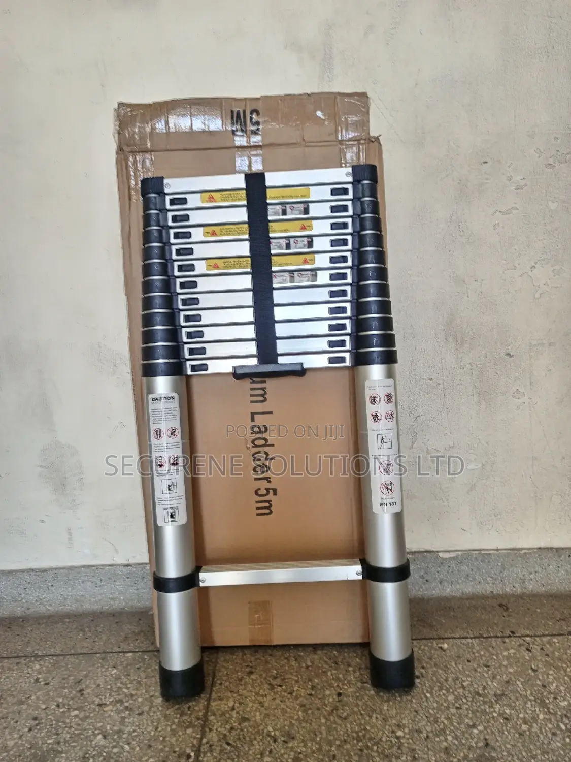 Aluminum Single Telescopic Ladder 5mtrs/16.5ft
