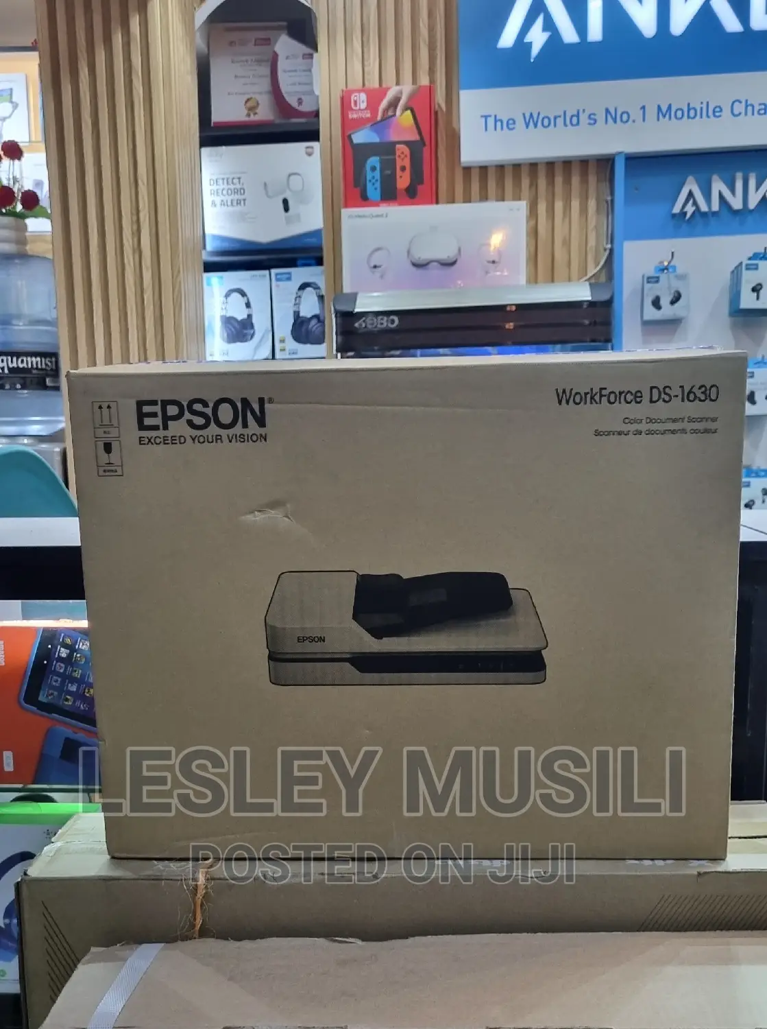 Epson Workforce DS-1630 Flatbed Color Document Scanner -