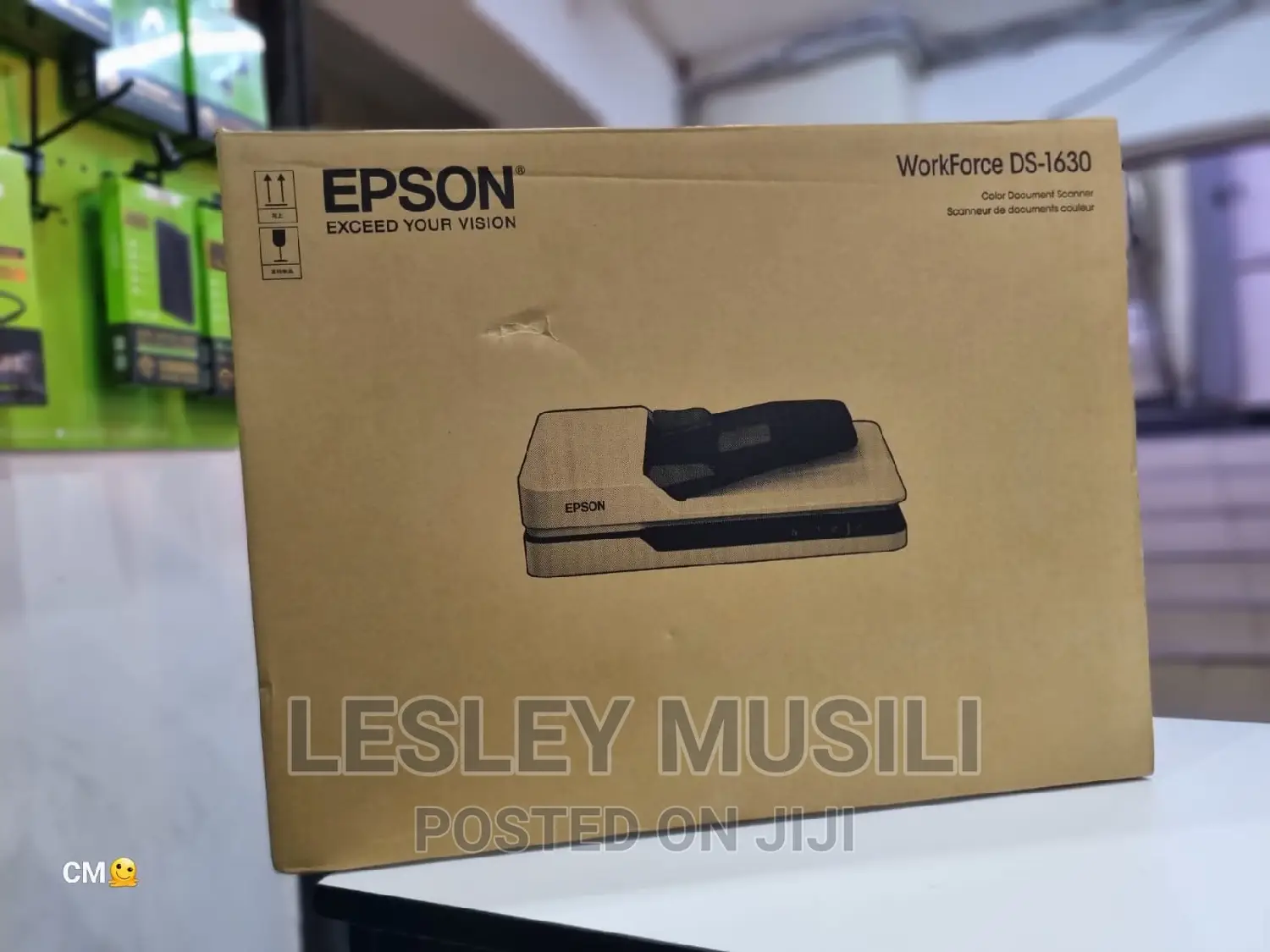 Epson Workforce DS-1630 Flatbed Color Document Scanner -