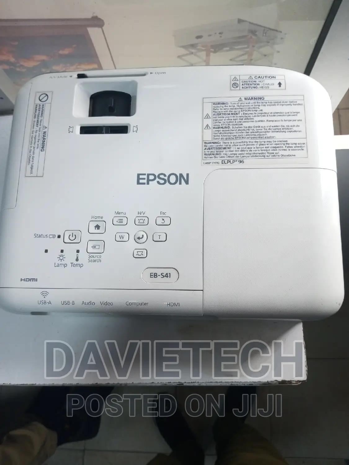 -- EPSON Eb S41 Ex-Uk Projector, Available