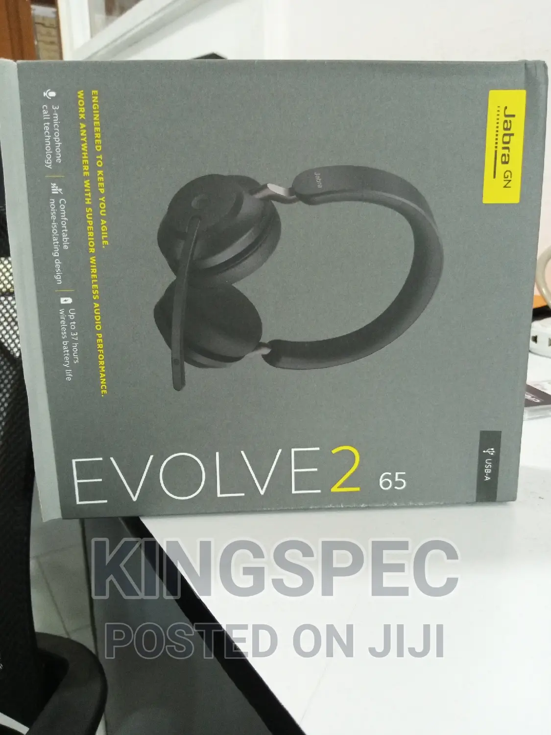 Jabra Evolve 2 65 Stereo Headset