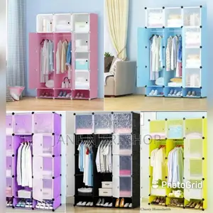 Plastic Wardrobe Portable