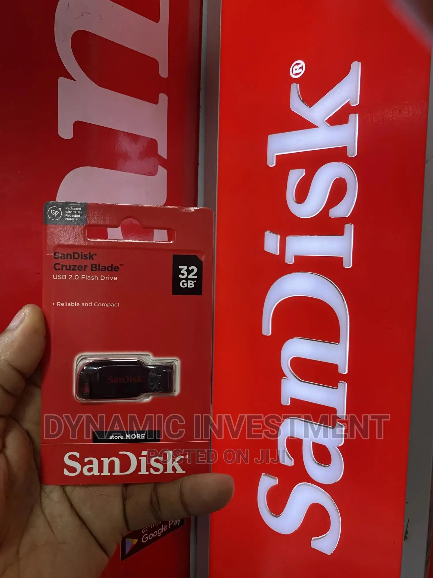 Original Sandisk 16gb Cruzer Blade Usb Flash Disk/Drive