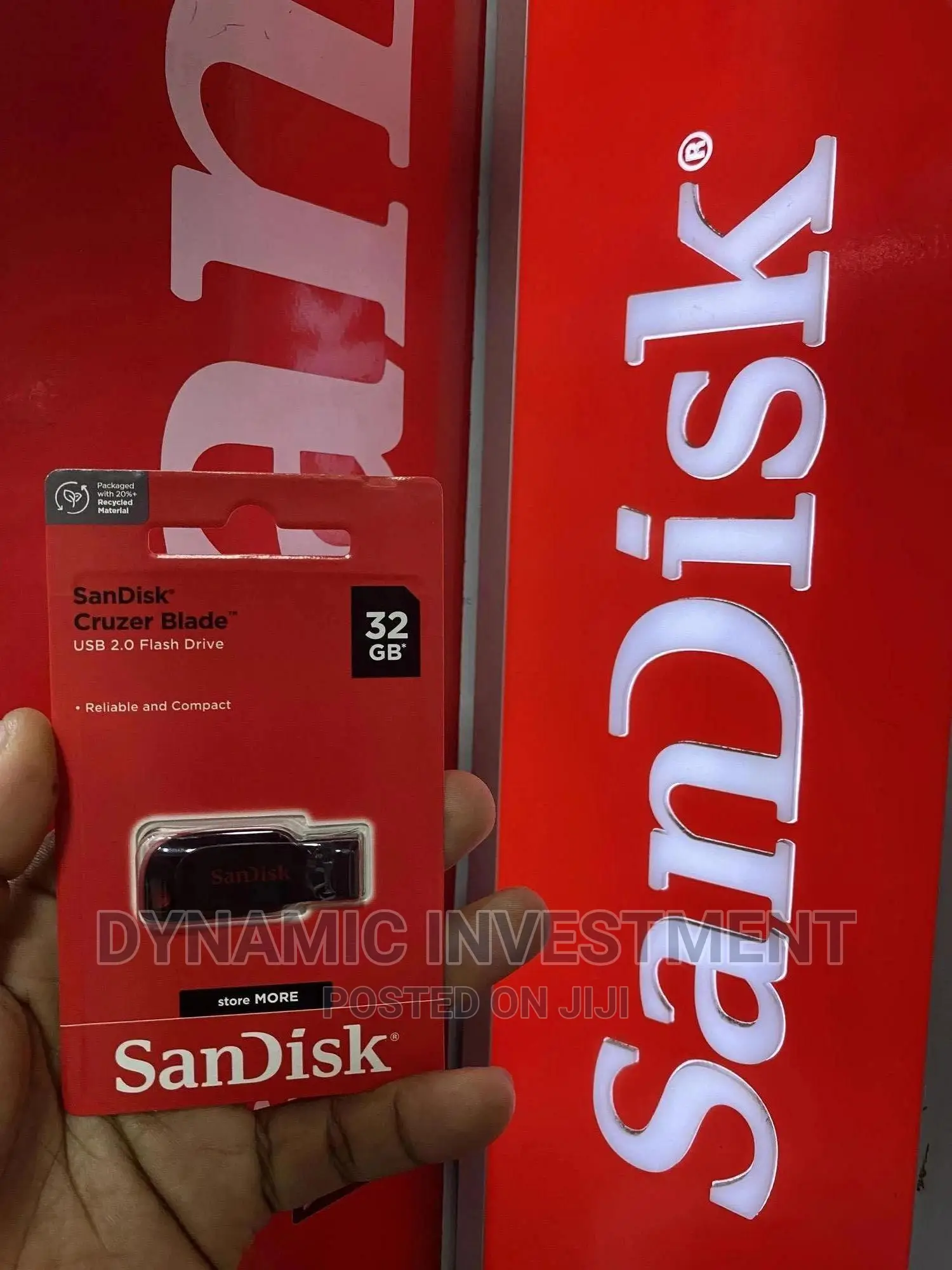 Sandisk Cruzer Blade Usb Flash Drive/Disk – Usb 2.0 – 32gb