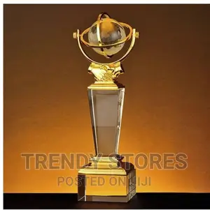 Exquisite Crystal Winner Trophy Decor