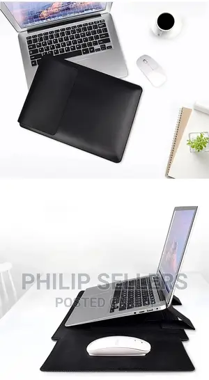 Leather Laptop Stand Liner Sleeve Cover