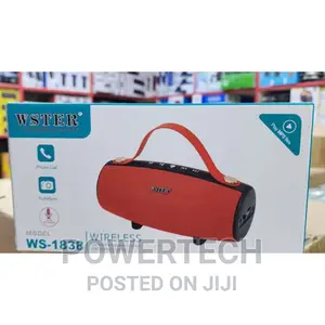 Wester Portable Wireless Speaker, -Red