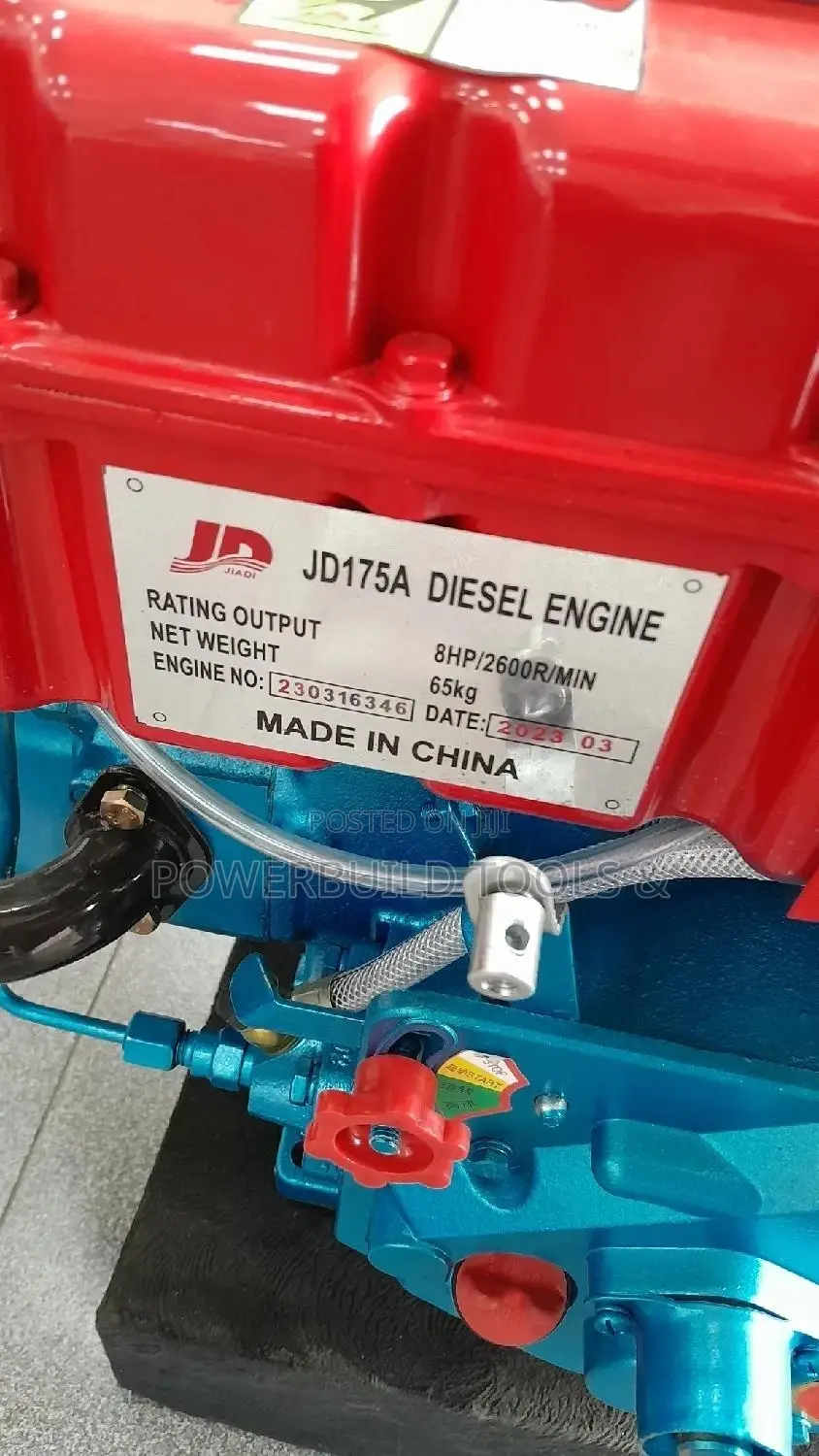 Jiadi 8hp Diesel Engine