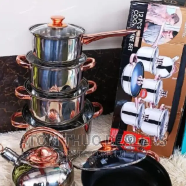 Yimattel 12pcs Cook Ware Set