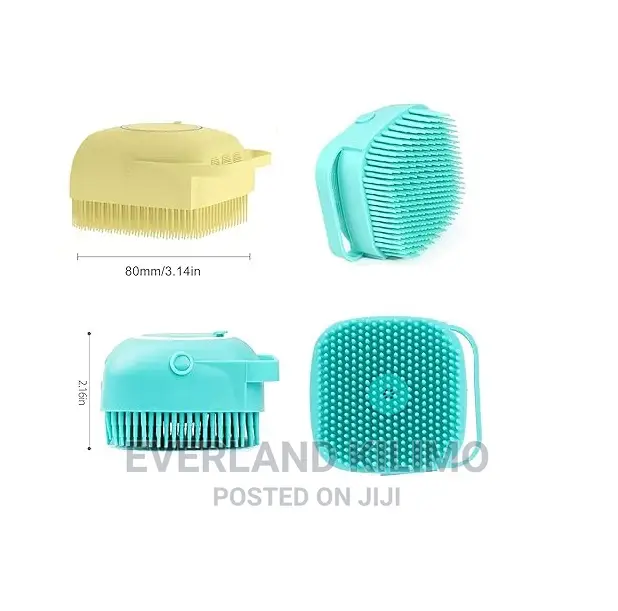 Pets Bath Shampoo Silicone Brush