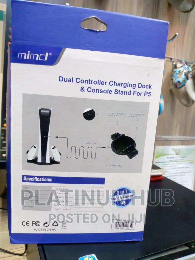 Mind Charging Dock and Console Stand for Ps5