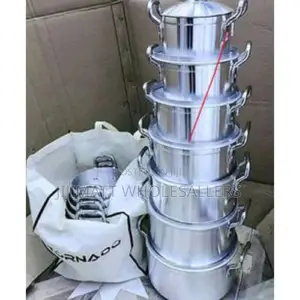 14 Pieces Tornado Stainless Steel Sufuria