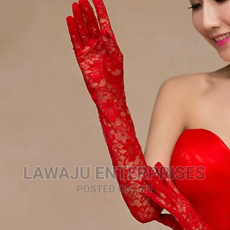 Wedding Floral Lace Gloves