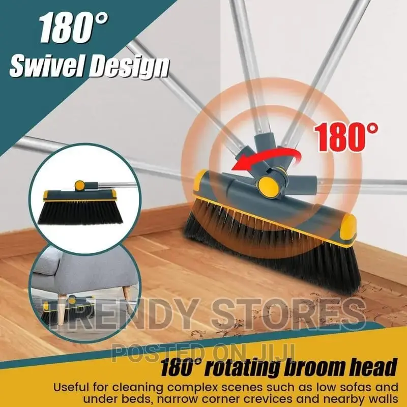Long Broom Scoop Folding Dustpan Set