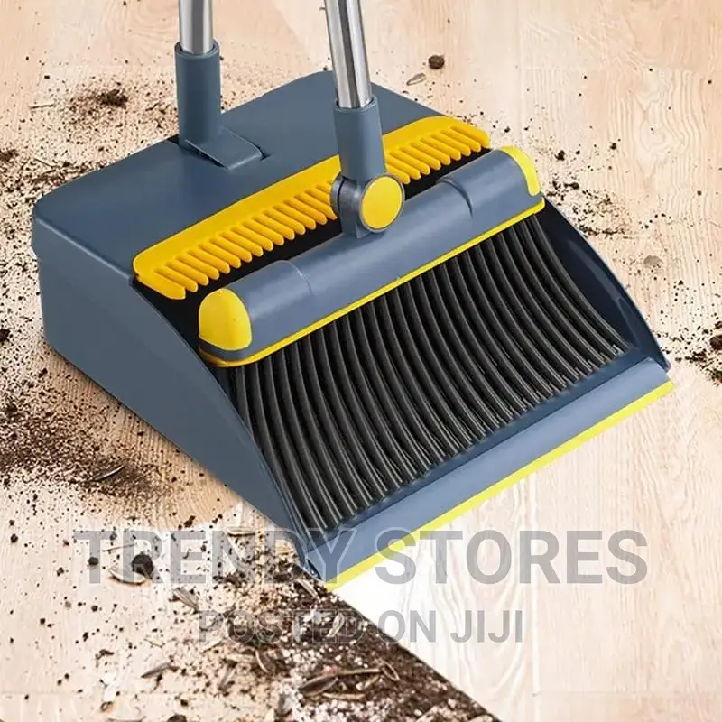 Long Broom Scoop Folding Dustpan Set