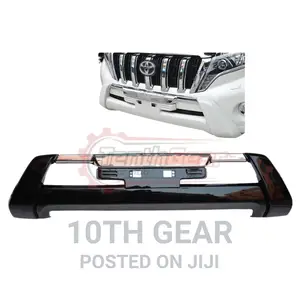 Bumper Guard for Prado 150 2014/2017 Fibre Black