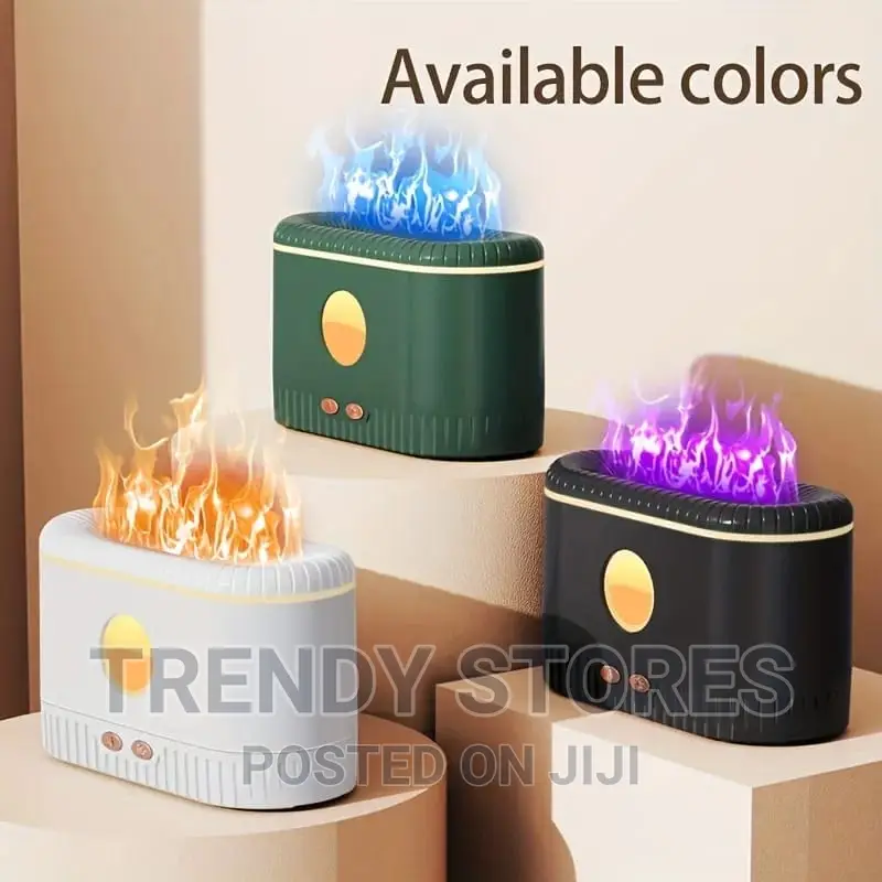 Ultrasonic Air Humidifier With Simulation Flame Lighting