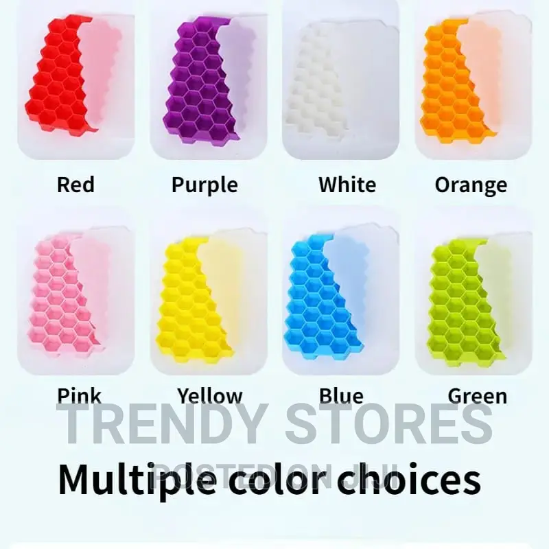 Reusable Honeycomb Silicone Icecube Mould*