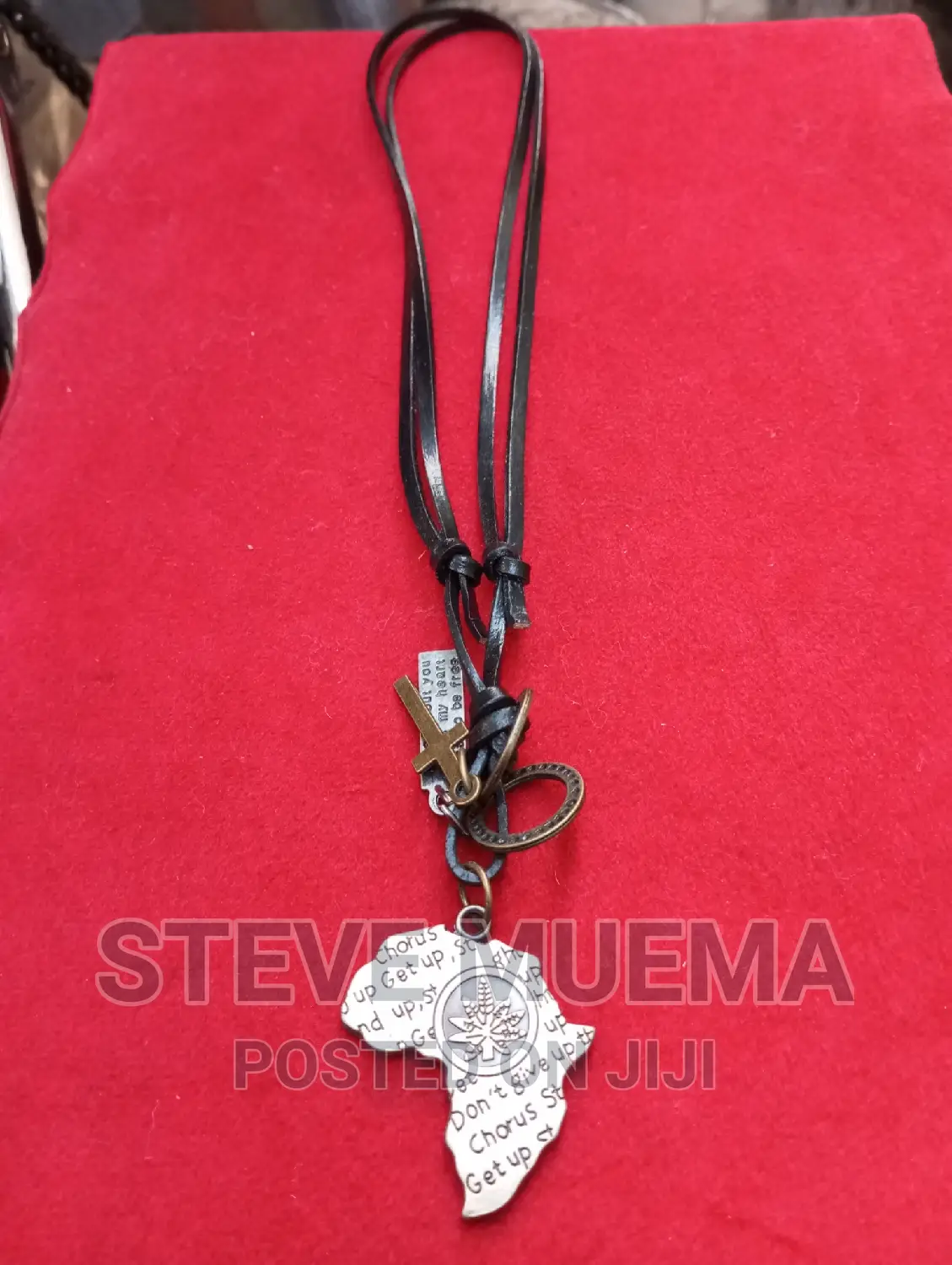Leather Necklace.