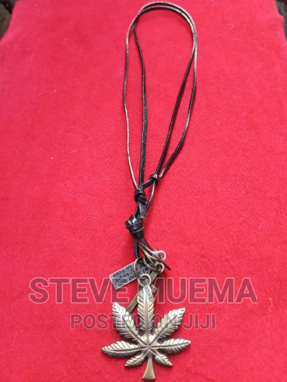 Leather Necklace.