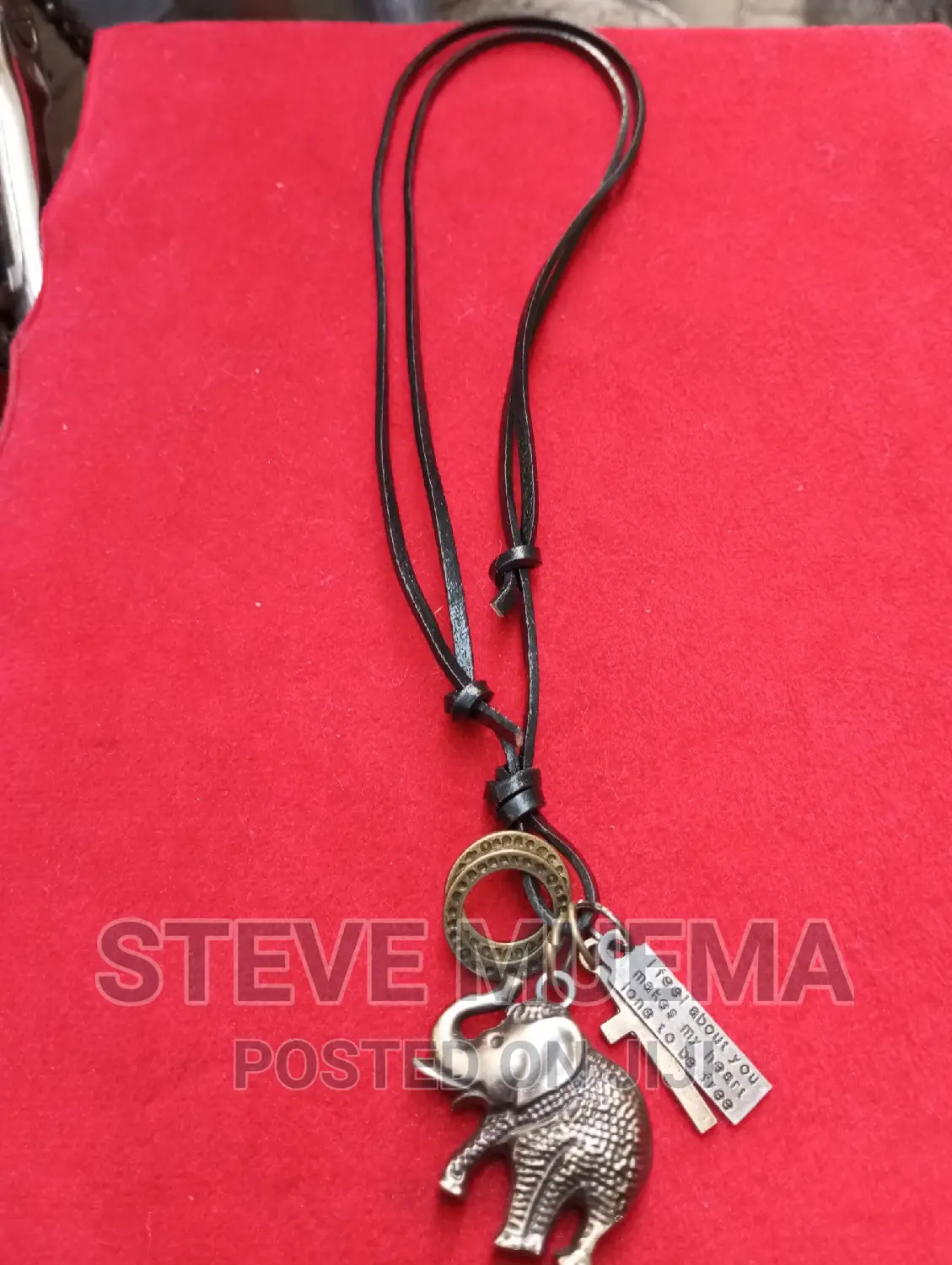 Leather Necklace.