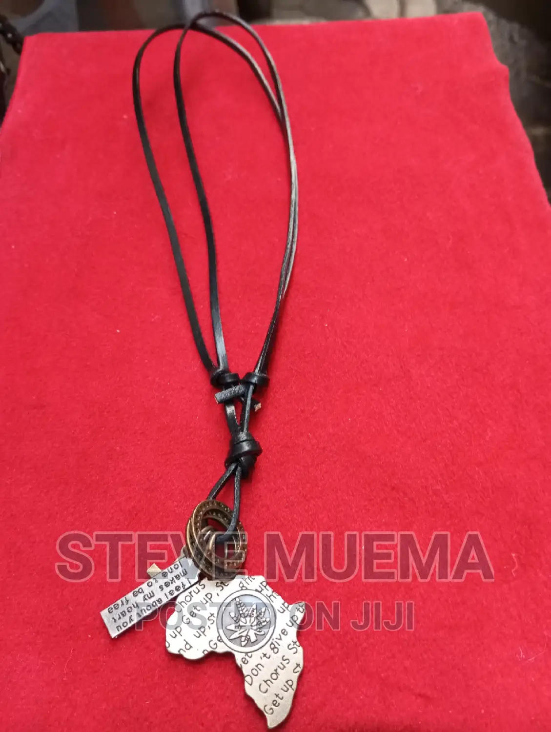 Leather Necklace.