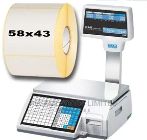 Cost Friendly 58*43 Adhesive Thermal Labels