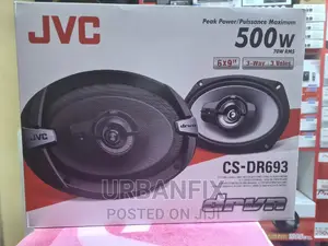 JVC 500 Watts 6 by 9 Oval Midrange Speakers