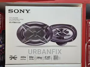 Sony 450 Watts 6 by 9 Oval Midrange Speakers