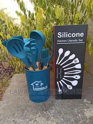 12 PCS Silicone Kitchenware Spoon Set