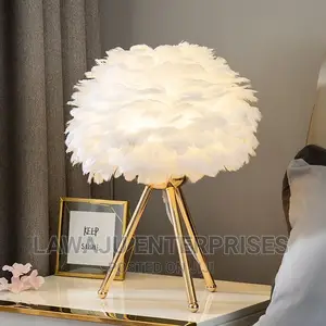 Simple Feather LED Table Lamp