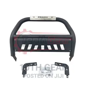 Steel Grille Guards Prado 150 Black Finish