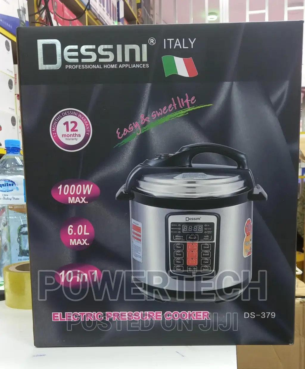 Dessini Electric Pressure Cooker
-6 Litres