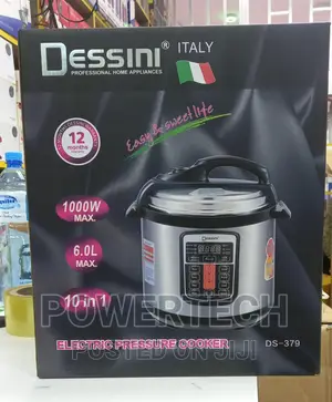 Dessini Electric Pressure Cooker
-6 Litres