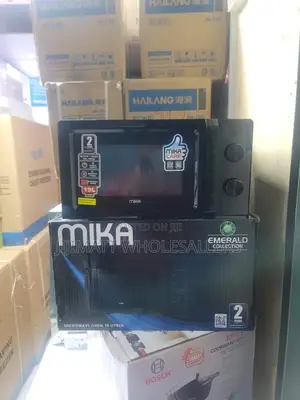 Mika Manual Microwave - Black Available