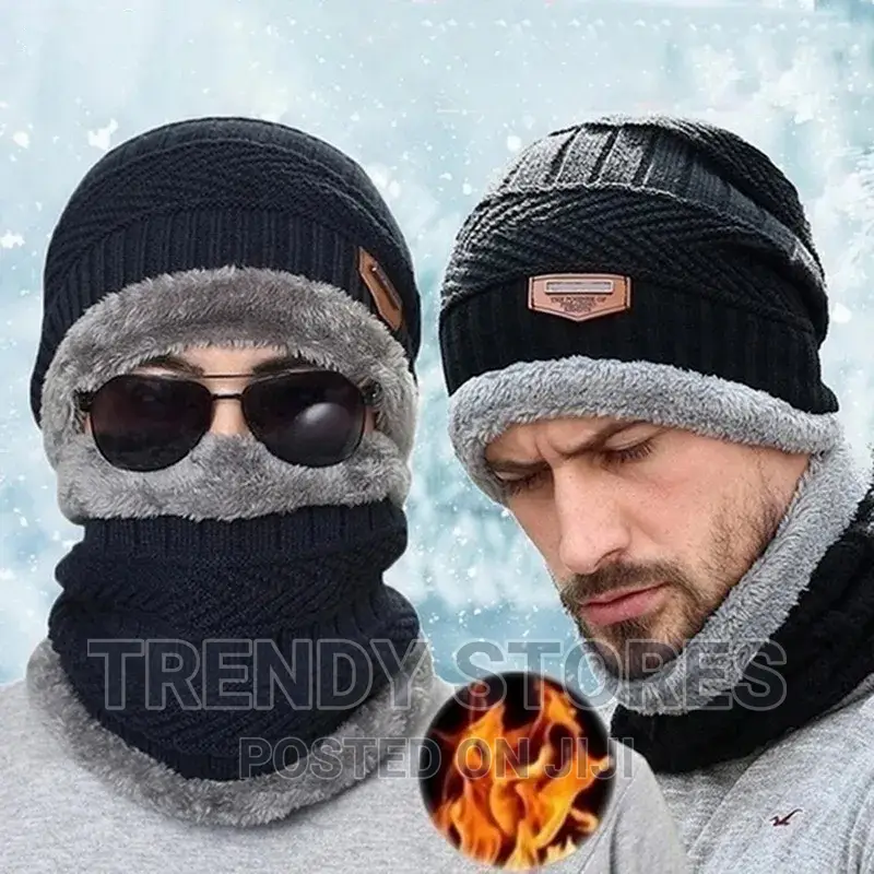 Adults Beenie Hat Scarf Set