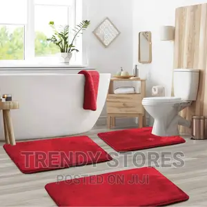 Memory Foam Bath Mat Set for Bathroom