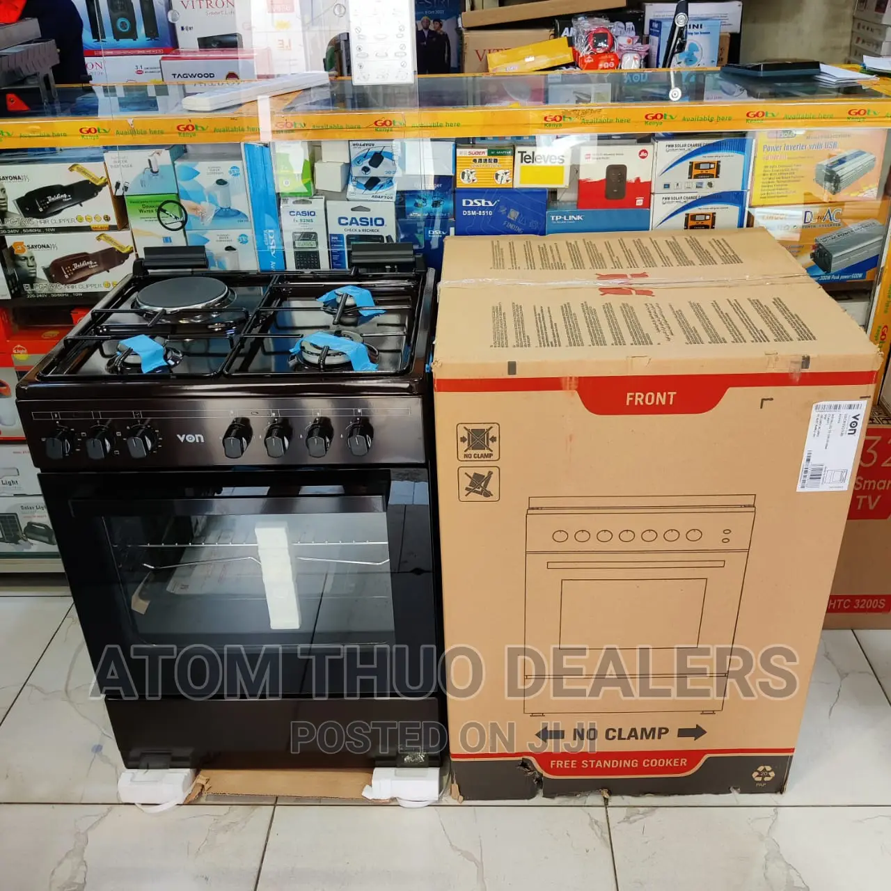 Von Standing Cooker 60*60 3+1 (Mono Brown)