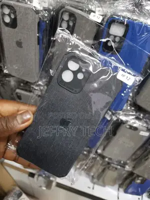 Jeans Back Case for iPhone 12 Grey