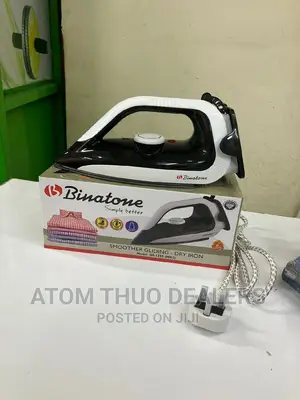 Binatone Dry Iron Box
Nonestick Sole Plate
1300 Watts