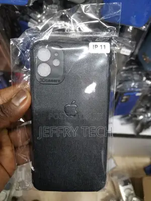 iPhone 11 Cover - Gray - Luxury Fabric Jeans Texture