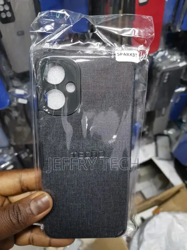 Tecno Spark 9T Fabric Jeans Texture Camera Protection Case